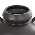 thumbnail image 6 of DecMode 15" Amphora Black Ceramic Vase with Speckled Texture and Ring Handles, 6 of 11