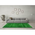 thumbnail image 3 of Ahgly Company Indoor Square Abstract Green Modern Area Rugs, 6' Square, 3 of 4