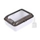 thumbnail image 4 of Caja de arena para gatos Bandeja de arena para mascotas con parte abierta Caja de arena para gatos Lados altos Inodoro para gatos semicerrado, 4 of 8