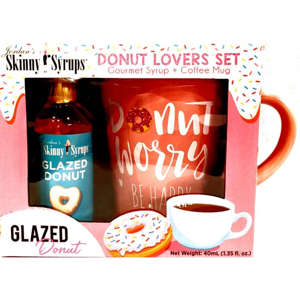 Sugar Free Glazed Donut Gourmet Syrup with Coffee Mug