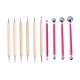 thumbnail image 2 of Minkissy 10pcs Texturing Polymer Clay Tools Set Clay Modeling Tools for Hobbyists Pink Back to School, 2 of 3