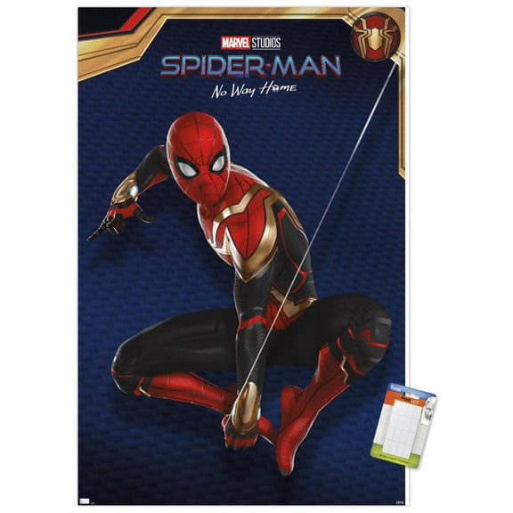 Marvel Spider-Man: No Way Home - Red Costume Wall Poster, 22.375" x 34"
