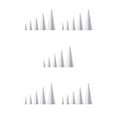 thumbnail image 3 of Wweixi Handcrafted Colored Painting DIY Craft Kit Styrofoam for All 75-84 inch Sizes White 2.75-9.84 Inch 5Set, 3 of 6