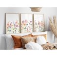 thumbnail image 2 of Floral Watercolor Painting Print Wildflower Field Wall Art Colorful Flower Poster Canvas Artwork for Dining Room Kitchen Decor Ready To Hang, 2 of 6