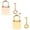 Gold, variant on Yammee Mini Square Lock Metal Keyed Padlocks Vintage for Wish Lock Personalized Padlock for Jewelry Box Small Wooden Box Diary