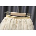 thumbnail image 5 of Akiihool Skirts for Girls Girls Sparkle Tutus Princess Ballet Dance Layered Tulle Tutu Skirts(Beige,3-4 Years), 5 of 8