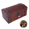 thumbnail image 3 of Sonew Storage Box, Vintage Wooden Storage Box Craft Collection Case, For Women Girl Craft Jewelry, 3 of 8