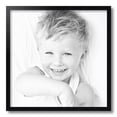 thumbnail image 2 of ArtToFrames 18x18 inch Satin Black Short Picture Frame, Black Wood Poster Frame (1416), 2 of 8
