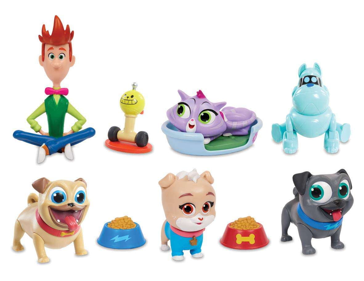 Disney Junior Puppy Dog Pals Deluxe Friends Action Figure Set (1