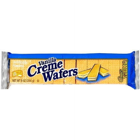 Great Value Vanilla Flavor Creme Wafers, 9oz