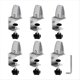 thumbnail image 1 of Clip de Soporte de Protector Estornudos Ajustable de Aluminio Clip de Partición Sin Perforación para Paneles de 1/8 A 1 Pulgada Adecuado para Acrílico A, 1 of 5