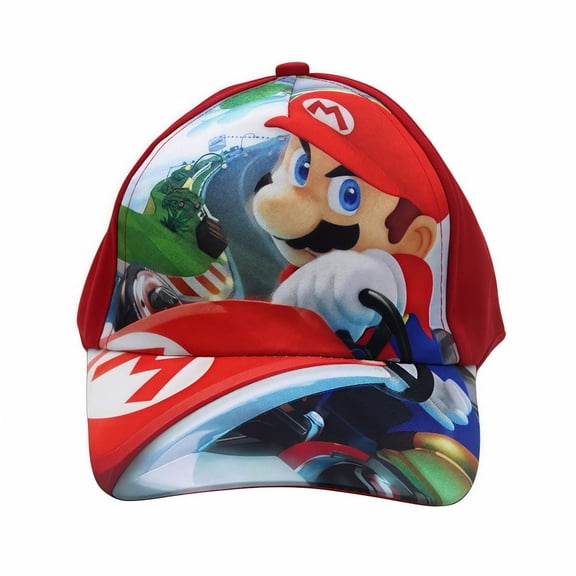 Mario Bros Anime Themed Baseball Cap - Adorable Fun Cartoon Graphics, Comfortable Fit for Anime Fans