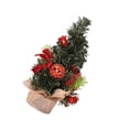thumbnail image 2 of Yuarrent Escritorio Navidad Artificial Mini árbol Oficina Hotel PVC simulación de Navidad árboles falsos decoración Festival fiesta decoración Kits de decoración para fiestas A-S08 Yuarrent HA069270-02, 2 of 6