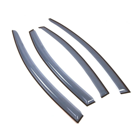 Tuningpros LGWV2-307 Window Visor Light Tinted 4 Pcs Set For 2008-2009 Mazda Mazda6