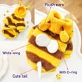 thumbnail image 5 of Dog Costume Funny Pet Bee Hoodies for Small Dogs Fleece Puppy Sweatshirt with D-Ring Winter Chihuahua Clothes Warm Cold Weather Coat Cute Halloween Cat Outfit ,XS, 5 of 6