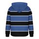 thumbnail image 5 of Dolkfu Sudadera con capucha a rayas para hombre, sudadera con cremallera 1/4 y múltiples bolsillos, sudadera deportiva para hombre. L, 5 of 5