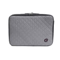 thumbnail image 2 of Professional On The Go Makeup Train Case Cosmetic Travel Storage Organizer Bag with Dividers and Brush Pockets (Gray), 2 of 9