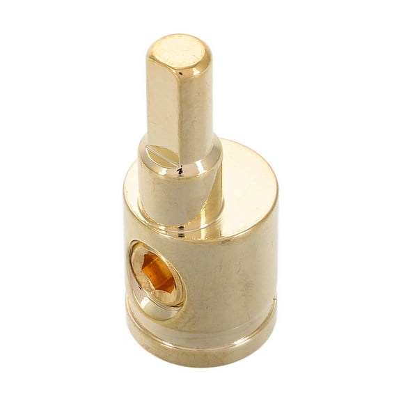 SEWCHICS Rca Speaker Wire Adapter Audio Terminal Connector Brass 1Pcs