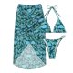 thumbnail image 2 of Gibobby Trajes de Baño para Mujer Traje de baño de bikini de dos piezas sexy push up con vestido multicolor estampado para mujer(Morado,CH), 2 of 4