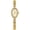 Gold, variant on Vintage Dainty Women Wrist Watch, Small Oval Roman Numeral Analog Dial, Slim Bracelet Strap, Water Resistant Elegant Dress Timepiece, Ideal Gift for Ladies