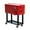 Red, variant on Outsunny 80 QT Rolling Cooling Bins Ice Chest on Wheels Outdoor Stand Up Drink Cooler Cart for Party, Red