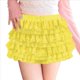 thumbnail image 2 of Pantalones Bombachos de Encaje Multicapa Y2K para Mujer, Pantalones Cortos con Volantes, Pantalones Cortos de Calabaza, Enaguas Dulces con Cintura Elástica. Amarillo S, 2 of 7