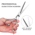 thumbnail image 2 of Tijeras para cortar el pelo - Tijeras para cortar el pelo y peluquería Tijeras de acero inoxidable para peluquería y corte de pelo para barberos, 2 of 5