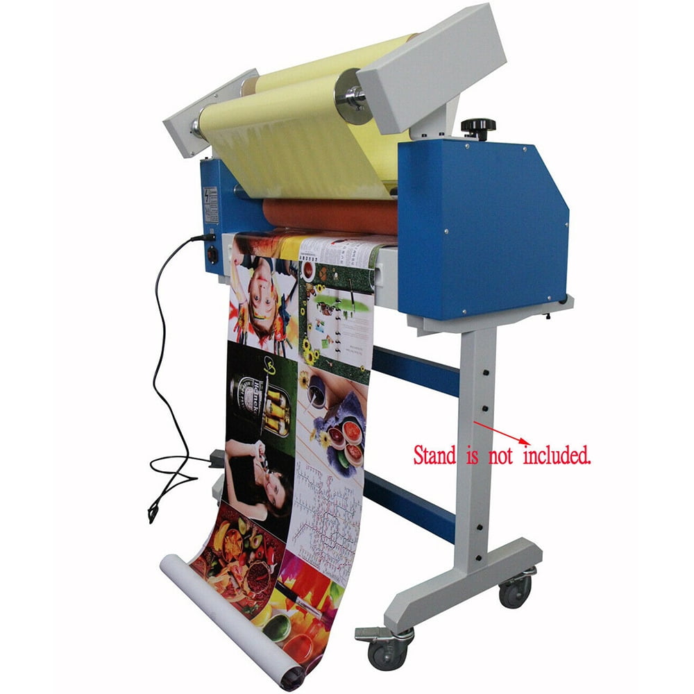 INTBUYING 25inch Automatic Manual Cold Laminator with Self-Removing Film Rod