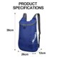 thumbnail image 2 of Bolsa plegable para exteriores, nueva mochila de almacenamiento, bolsa de viaje, bolsa deportiva ultraligera a prueba de salpicaduras, 2 of 5