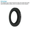 thumbnail image 4 of Uxcell 30.5mm-40.5mm Step Up Ring with Cleaning Cloth, 2 Pack Camera Lens Filter Adapter Ring, Black, 4 of 6