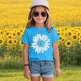 thumbnail image 2 of TOWED22 Girl's Cartoon Graphic Tees Short Sleeve Crewneck Oversized Preppy T Shirt Cute Summer Tops(Blue,13-14 Y), 2 of 4