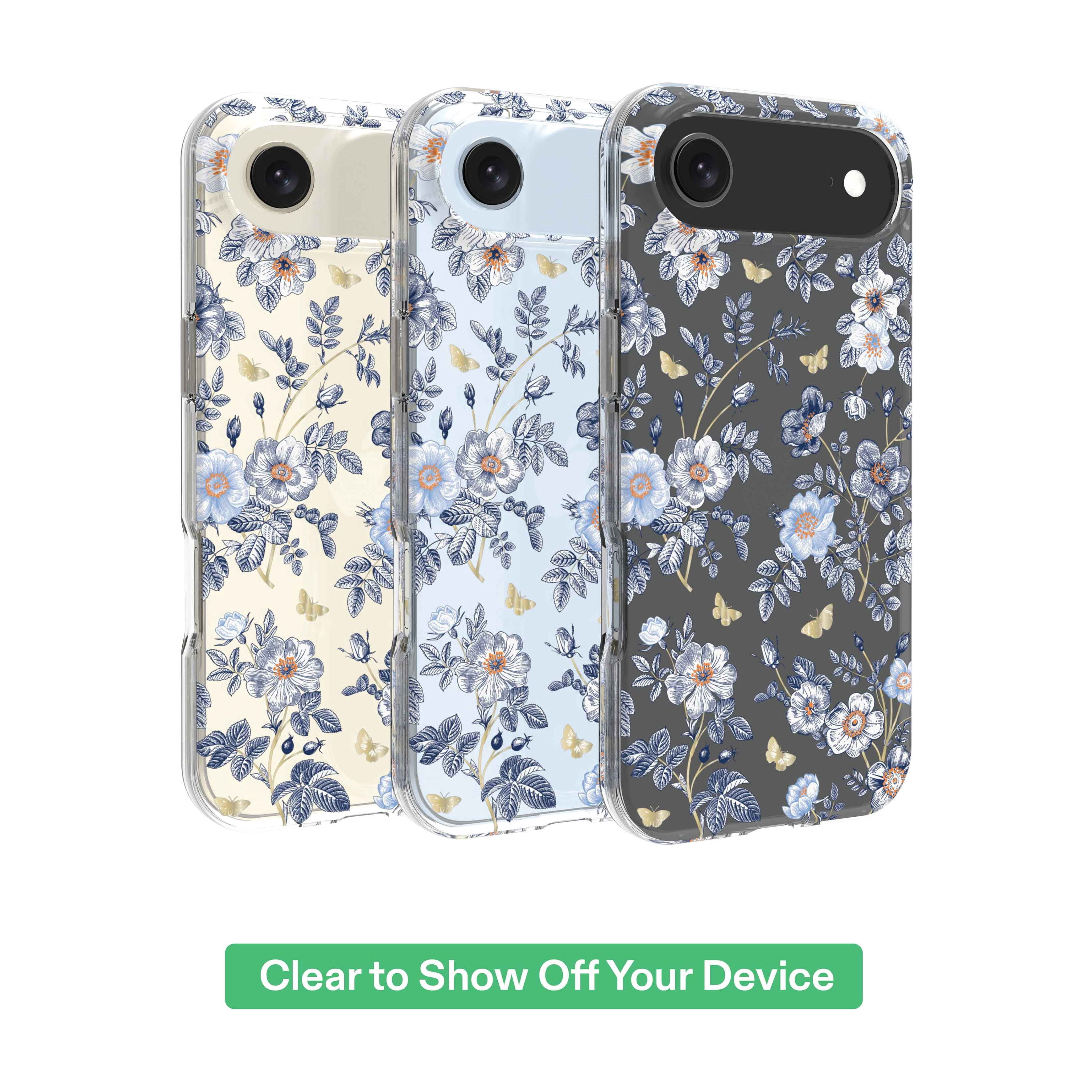 onn Blue Toile Phone Case for iPhone Air