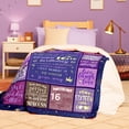 thumbnail image 3 of LHSHID Sweet 16 Gifts for Girls Blanket 16th Birthday Gifts for Girls Gifts for 16 Year Old Girl Teen Girl 16th Birthday Decorations for Girls Best Soft Throw Blanket 50x60in, 3 of 6