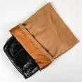 thumbnail image 2 of Bolsa de almacenamiento de tela grande Macarena con cordón de tela a prueba de polvo para bolsos monederos zapatos botas Caqui 40x50cm, 2 of 6