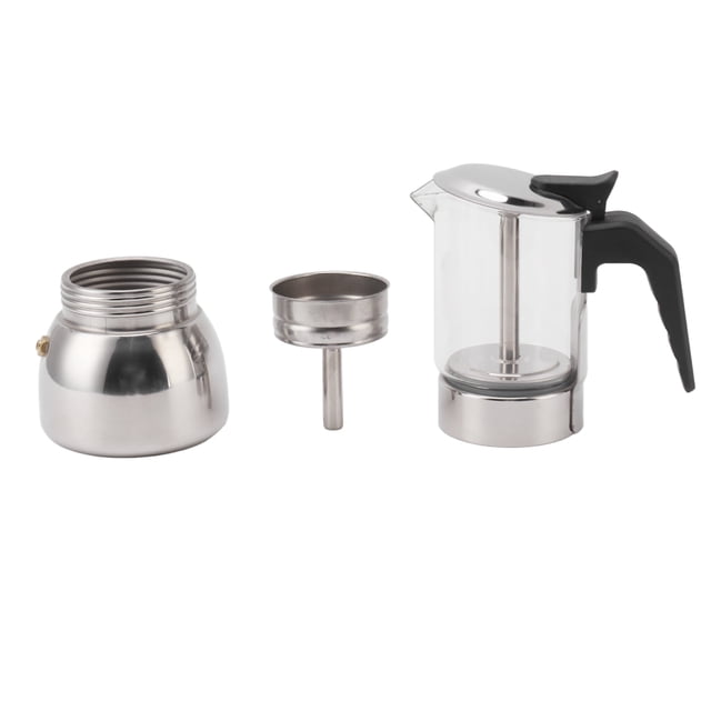 Coffee Maker Pot High Temperature Resistant Double with Hand Brew for Plastic Glass Iced Tea Machines