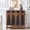 Walnut Black, variant on LEFHDA Black Geometric Pattern Design Sideboard Buffet Cabinet, Kitchen Storage Cabinet, 31.5" Accent Cabinet for Living Room, Kitchen, Dining Room, Entryway, Walnut