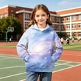 thumbnail image 5 of Atogsazn Girls Fleece Lined Hoodies Kids Casual Long Sleeve Hooded Sweatshirt Fall Winter Clothes Tops Blue 13-14 Years Fashion, 5 of 8