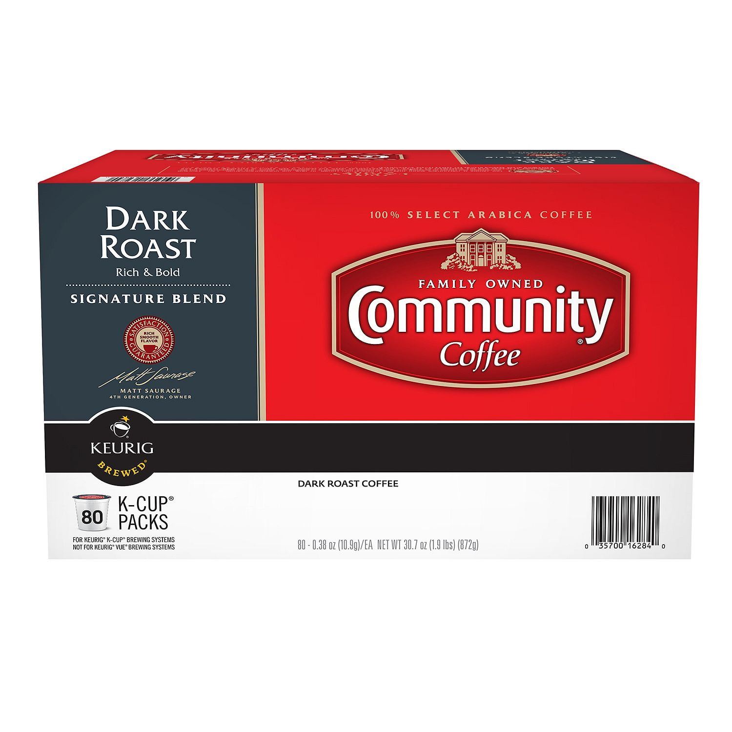 Community Coffee KCups, Dark Roast, 80 Count