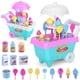 thumbnail image 3 of Ounissouiy 1 Juego de carrito de juguete para helados, juego de simulación para niños, juguetes educativos, carrito de helados, camión, gran Juguetes Educativos, 3 of 5