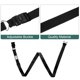 thumbnail image 3 of Uxcell 2 Pcs Correas de Equipaje para Maletas de 20-30 Pulgadas, Correa de Conector de Equipaje Ajustable con Hebilla de Contraseña y Etiqueta para Maleta de Viaje, Negro/Rojo, 3 of 7