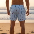 thumbnail image 4 of Vetsdori Mens Dry Fit Swimming Trunks Casual Swimwear Board Shorts Elastic Waist Hawaiian Drawstring,Summer Swim Shorts for Men,M, 4 of 8
