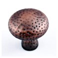 thumbnail image 1 of RK International RKI Distressed Copper R.K. International CK 9315 DC Solid Round Knob with Divet Indents, 1 of 3