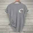 thumbnail image 3 of T Shirts for Women Plus Size Work Short Sleeve Out Blouse Football Print Shirt T Shirt in Fall, 3 of 8