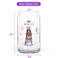 thumbnail image 5 of Happy 4th of July Patriotic Boykin Spaniel Marching Band Uniform Balloons Fireworks 16oz Glass Cup Mug Dog Lover Glass Can - 13009, 5 of 5
