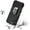 Black, variant on For Apple iPhone 16 Pro Max (6.9") Hybrid Cases with Magnetic Ring Holder Stand Kickstand Heavy Duty Rugged Shockproof Cover ,Xpm Phone Case [ Black ]