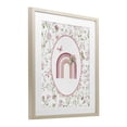 thumbnail image 4 of Delicate Florals & Rainbow Birch Framed Print Under Glass, design by Christine Simpson Art, 4 of 10