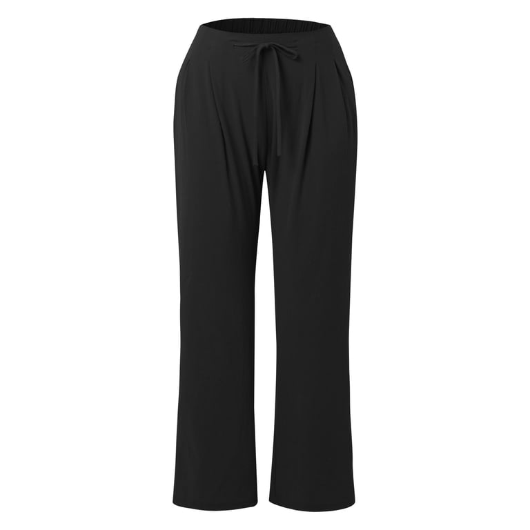 black dress pants women petite Straight Leg 15 inches Perfect for Any Occasion Pair with a blazer for a professional outfit Black_Friday Deals CFLVAEK Flare Dress