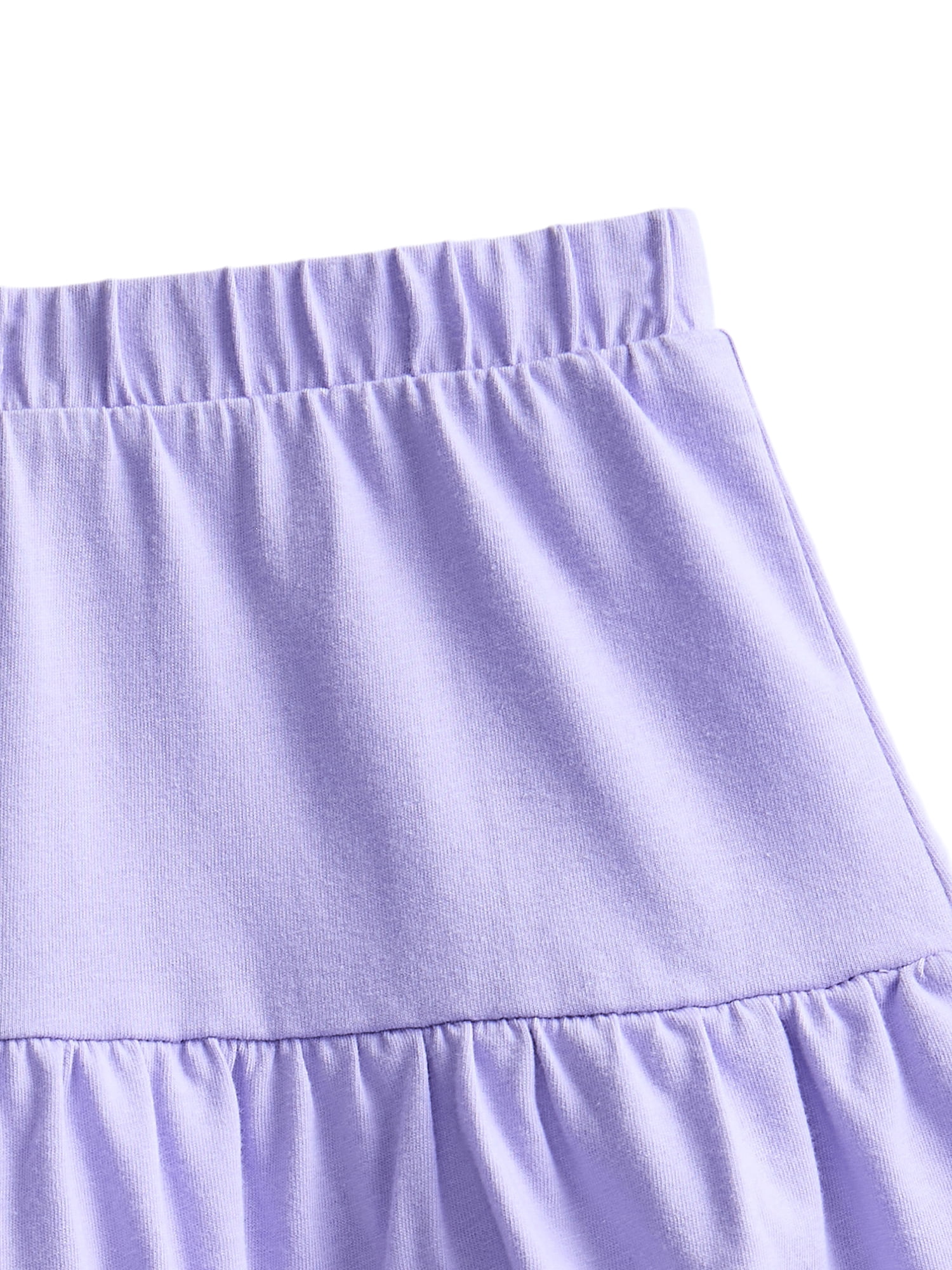 Wonder Nation Toddler Girls Tiered Ruffle Scooter Skirt, Sizes 18M-5T