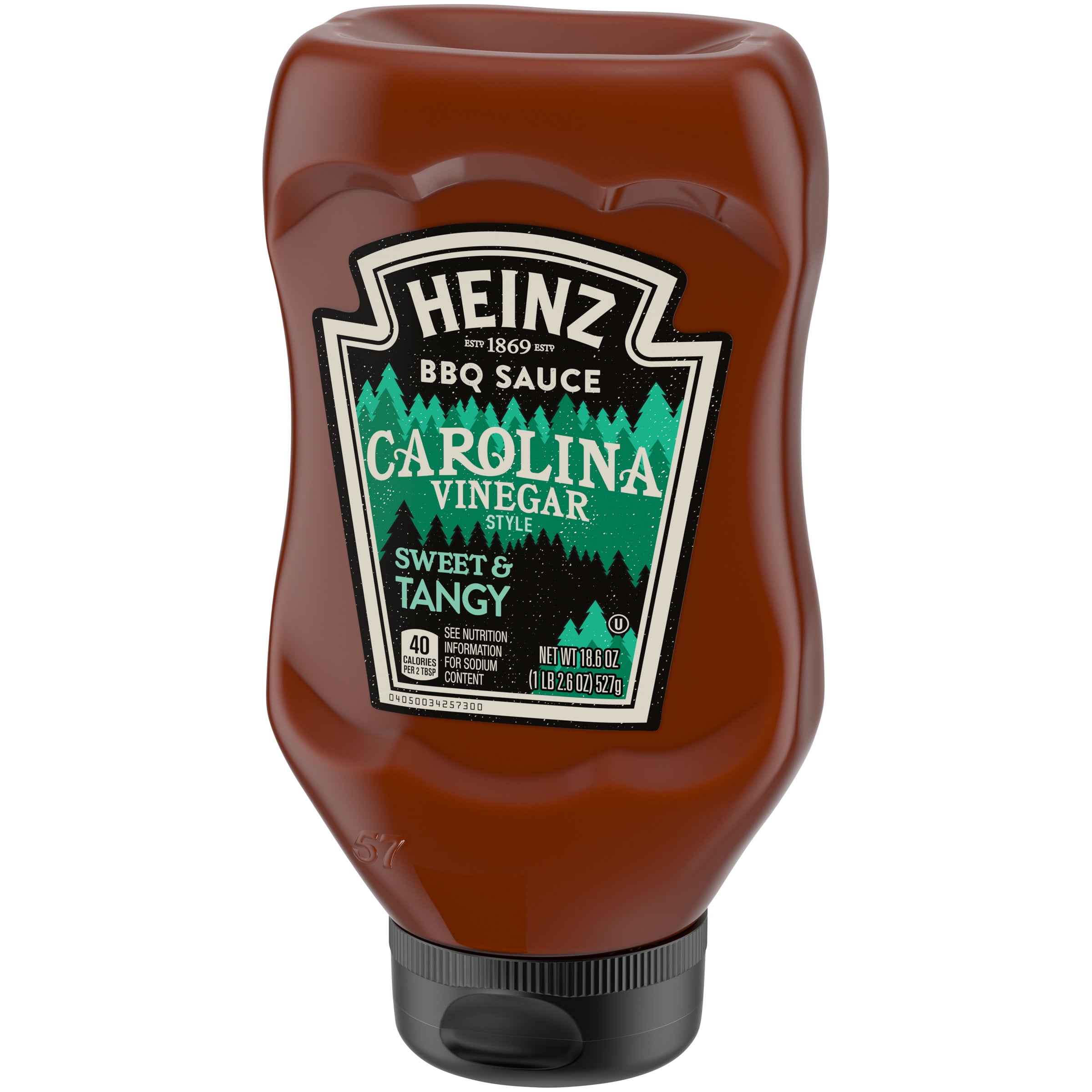 Heinz Carolina Vinegar Style Sweet Tangy Bbq Sauce 18 6 Oz Bottle Walmart Com Walmart Com