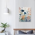 thumbnail image 3 of COMIO  Flower Canvas Wall Art Indigo Floral Canvas Pictures Print for Bedroom Living Room Bathroom Wall Decor Watercolor Green Botanic Painting Artwork Wall Decoraion, 3 of 4